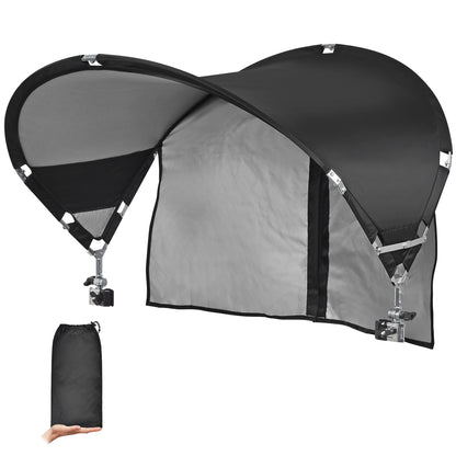 XL Universal Chair Umbrella Canopy with Heavy Duty Adjustable Clamp Clip for Most Beach Chair