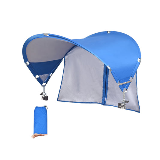 XL Universal Chair Umbrella Canopy with Heavy Duty Adjustable Clamp Clip for Most Beach Chair