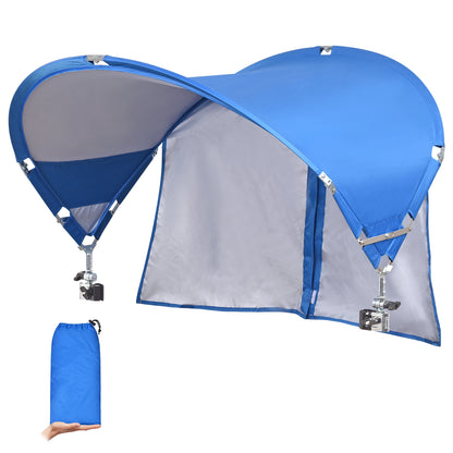 XL Universal Chair Umbrella Canopy with Heavy Duty Adjustable Clamp Clip for Most Beach Chair