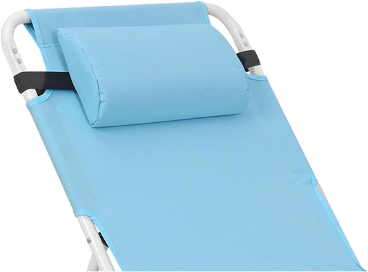 Headrest Pillow for Patio Chaise Lounge Chair