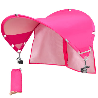 XL Universal Chair Umbrella Canopy with Heavy Duty Adjustable Clamp Clip for Most Beach Chair